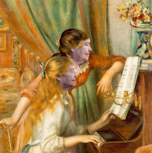 Renoir: Filles au piano - Lányok a zongoránál - BABA